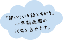 聞いてる話と違うが早期退職の50%を占めます